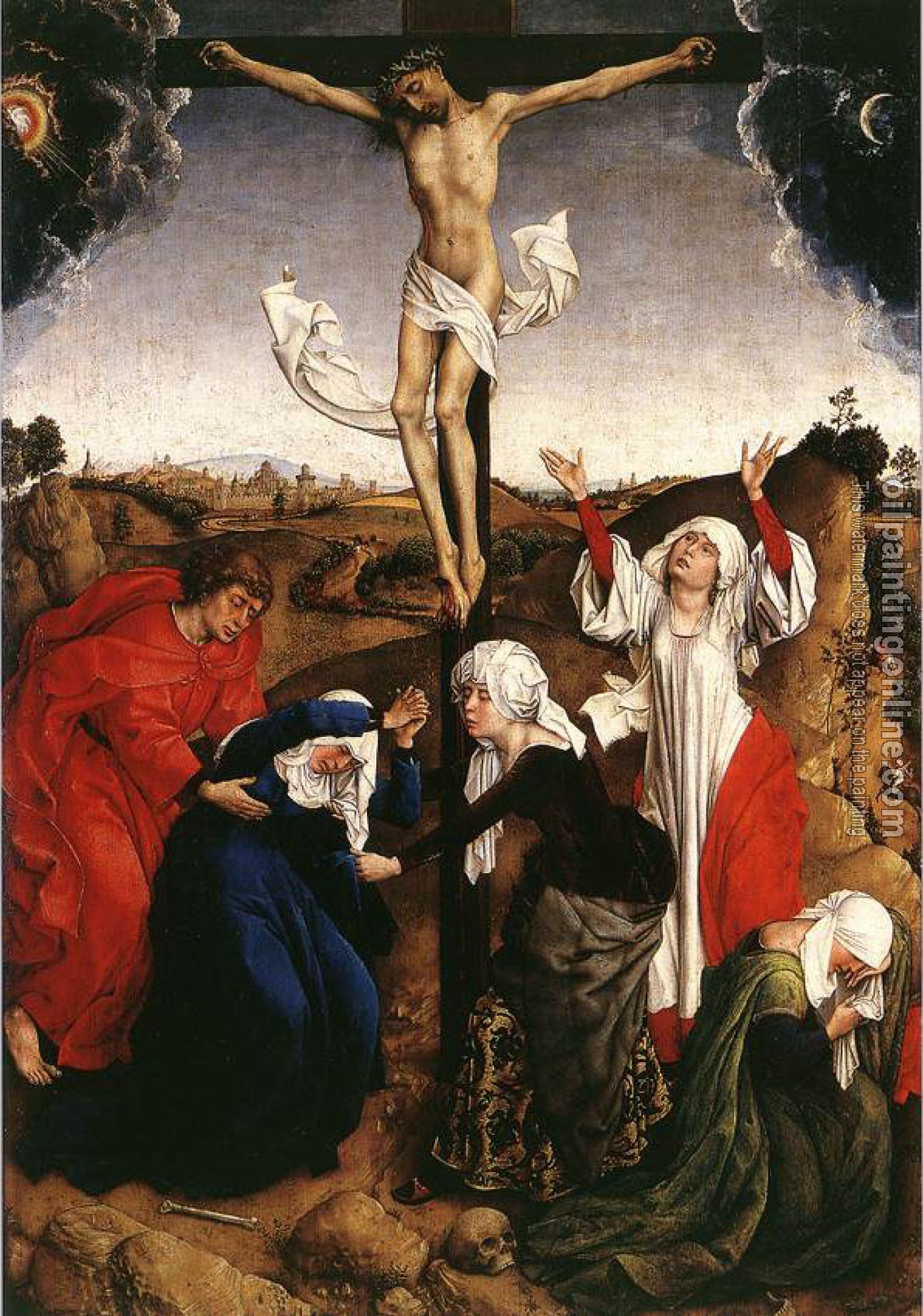 Weyden, Rogier van der - Abegg Triptych-central